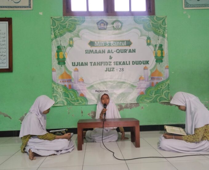 Alvi Alvaida, Siswi MIN 3 Bantul, Taklukkan Ujian Tahfidz Sekali Duduk Juz 28 dengan Lancar​