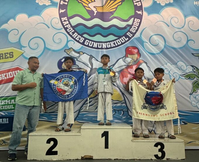 Hebat! Alby Alfarizki, Siswa MIN 3 Bantul, Sabet Juara III Taekwondo Piala Kapolres Gunungkidul