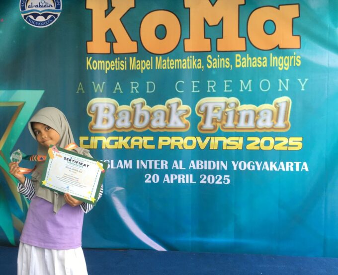 Membanggakan : Iklila Siswi Kelas 3 MIN 3 Bantul sabet Silver dan Bronze dalam Kompetensi Matematika, Sains, dan Bahasa Inggris Tingkat Provinsi Yogyakarta