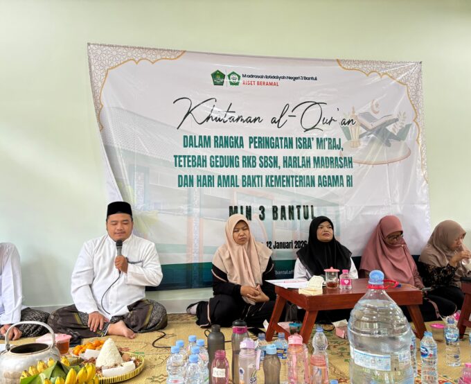 Nguri-nguri Tradisi, MIN 3 Bantul Laksanakan Prosesi Tetebah Sebelum Menghuni Gedung RKB SBSN