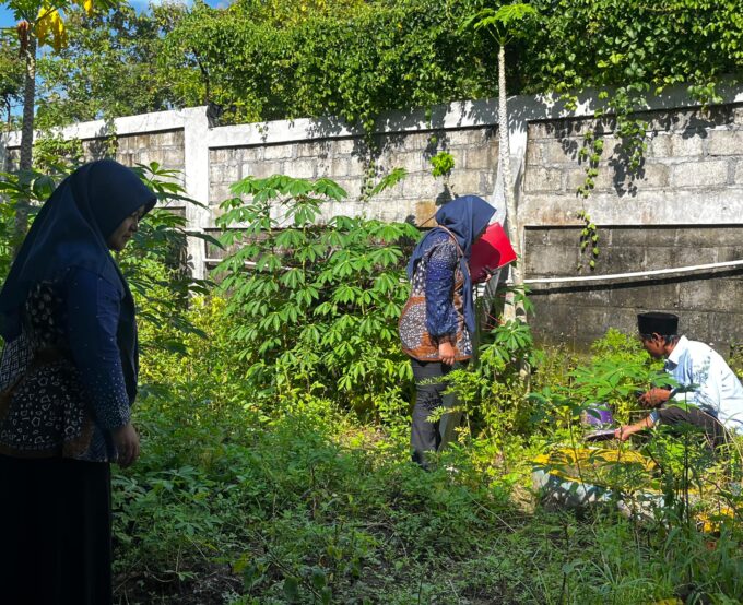 Tingkatkan Standar Kesehatan, Puskesmas Pajangan Survey Sanitasi Ruangan dan Lingkungan MIN 3 Bantul