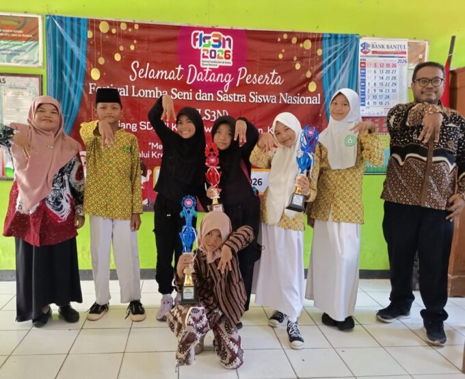 Prestasi Membanggakan: MIN 3 Bantul Raih Tiga Juara di Ajang FLS3N Kapanewon Pajangan