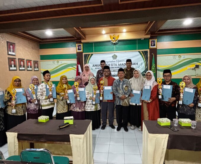 Torehkan Prestasi Gemilang, Kepala dan 3 Guru MIN 3 Bantul Sabet Juara di Lomba GTK Kemenag Tingkat Kabupaten