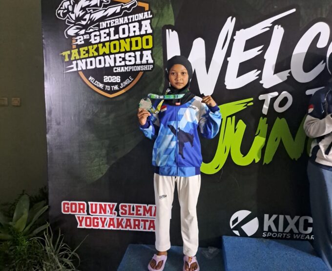 Azalea Taekwondoin Muda MIN 3 Bantul Taklukkan Kejuaraan Internasional, Bawa Pulang Medali Perak