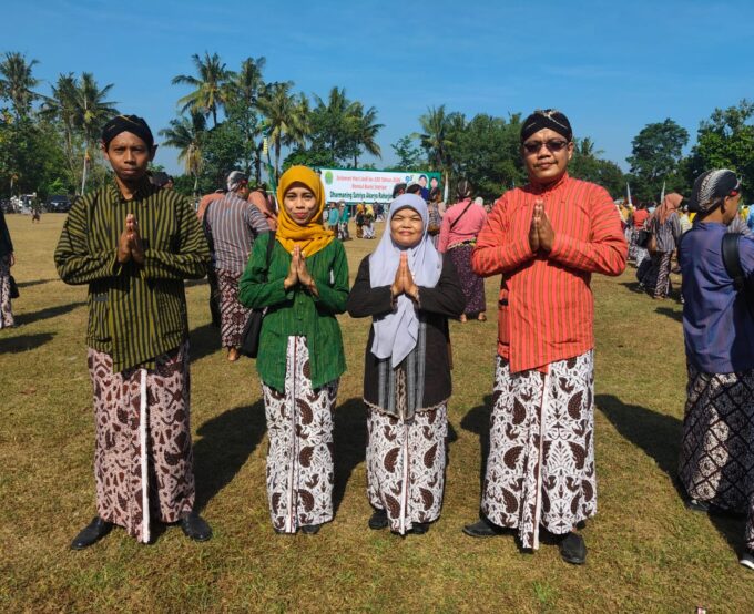 Satu Dekade Menuju Dua Abad: Keluarga Besar MIN 3 Bantul Semarakkan Upacara Hari Jadi Kabupaten Bantul Ke-195