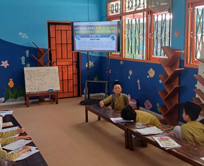 Songsong OMI Tingkat Kabupaten, Tim Matematika Terintegrasi MIN 3 Bantul Gencarkan Pendalaman Materi