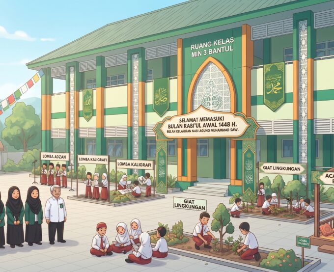 MIN 3 Bantul Sambut Bulan Rabi'ul Awal 1448 H dengan Semangat Keteladanan Nabi Muhammad SAW
