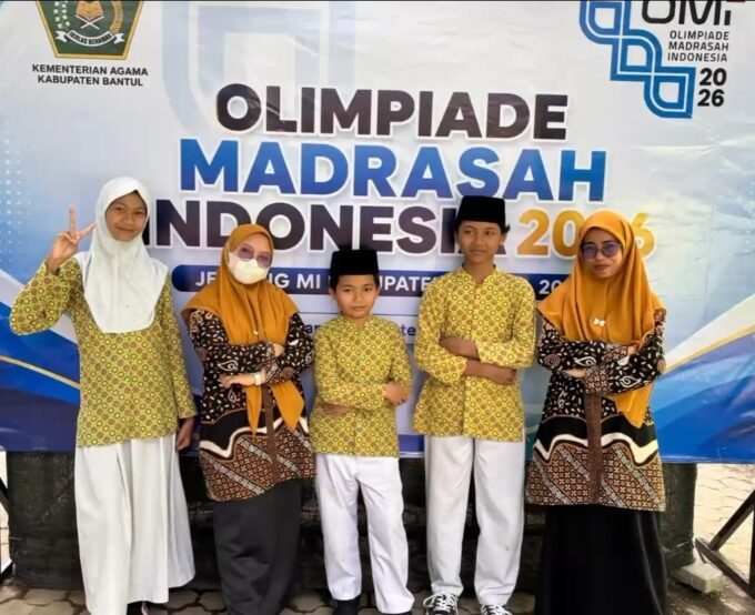 Tiga Siswa Terbaik MIN 3 Bantul Ikuti Ajang OMI Matematika Tingkat Kabupaten