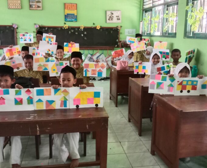 Inovasi Pembelajaran Lintas Disiplin: Siswa Kelas 2A MIN 3 Bantul Eksplorasi Geometri Bidang Datar Melalui Kreasi Seni Origami
